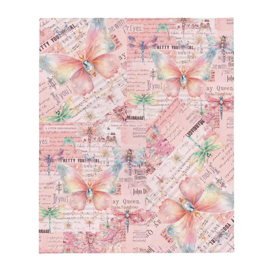 Pink, Butterfly & Dragonfly Ephemera product image (13)