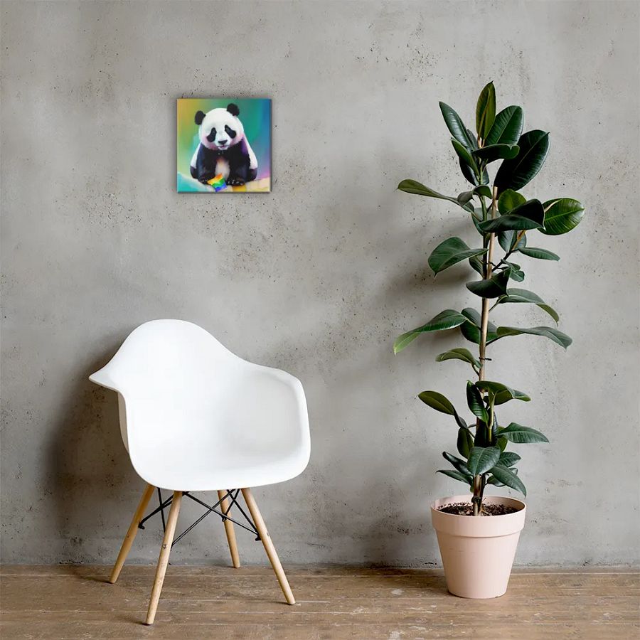 Cute Panda Digital Painting - v2 product image (5)
