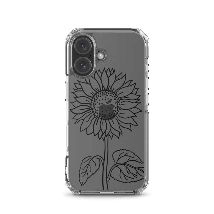 Midnight sunflower Black iPhone® Clear Case product image (23)