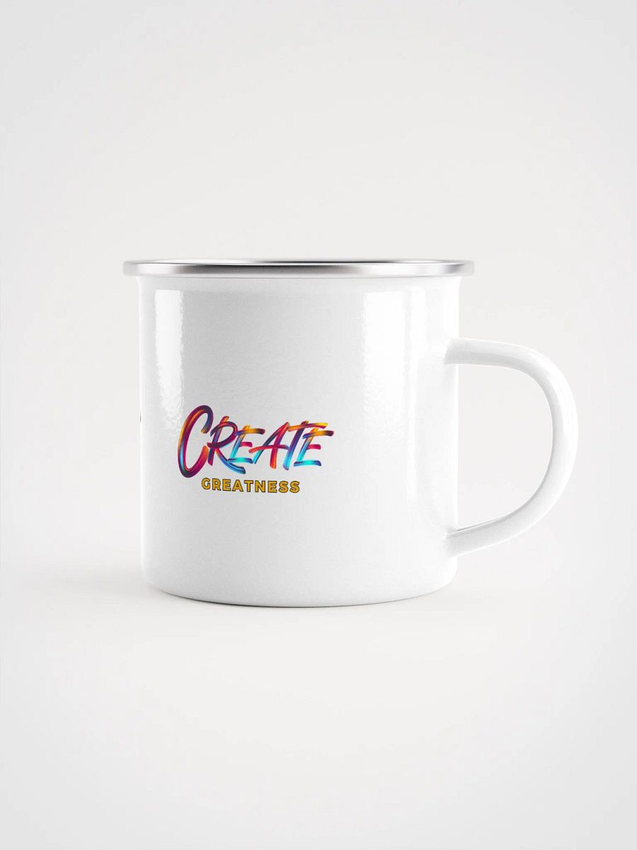Create Greatness Vibes Enamel Mug product image (1)