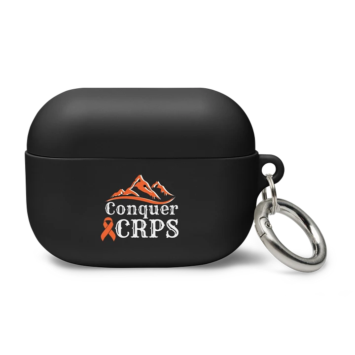 OFFICIAL Conquer CRPS Airpods Case- White Print product image (1)