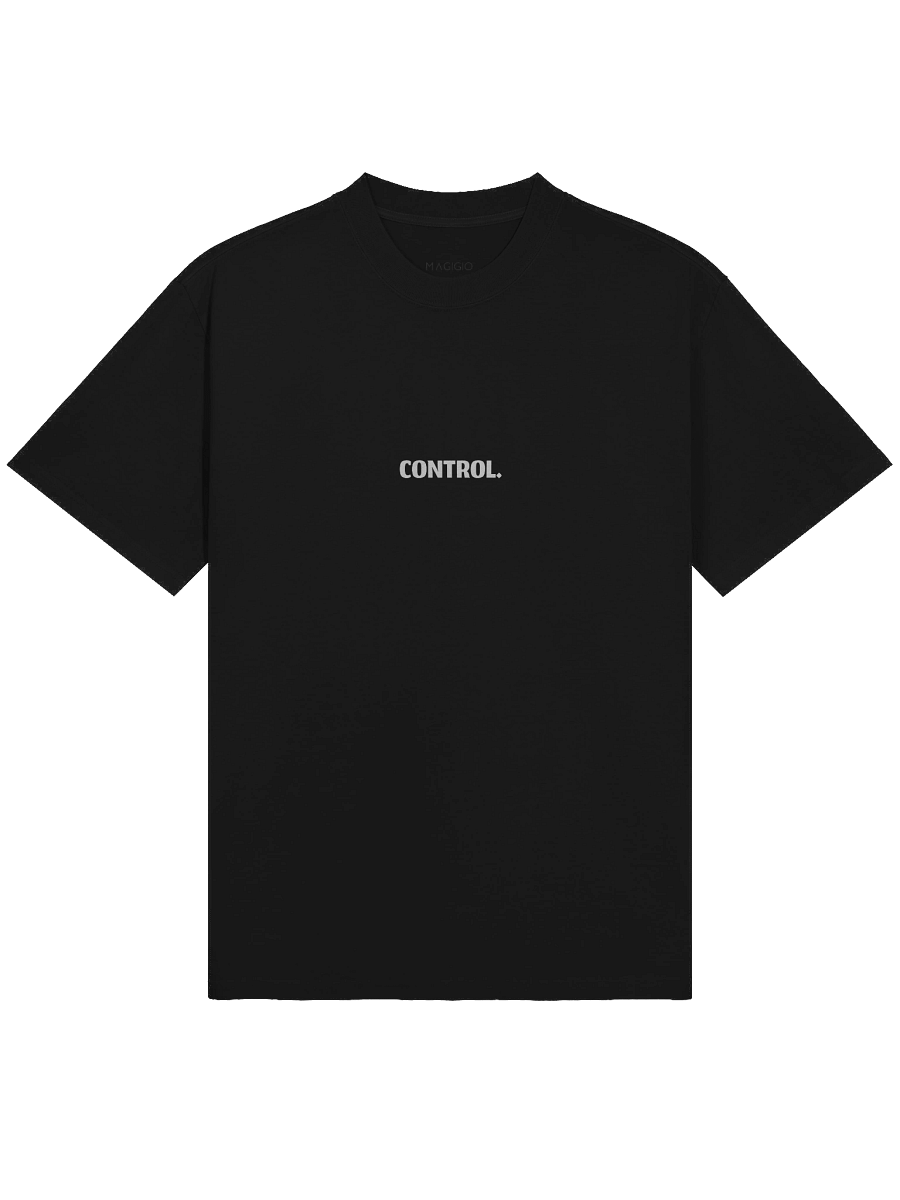 Magigio Death of Chance “Control” Oversized Faded Tee (White) product image (3)