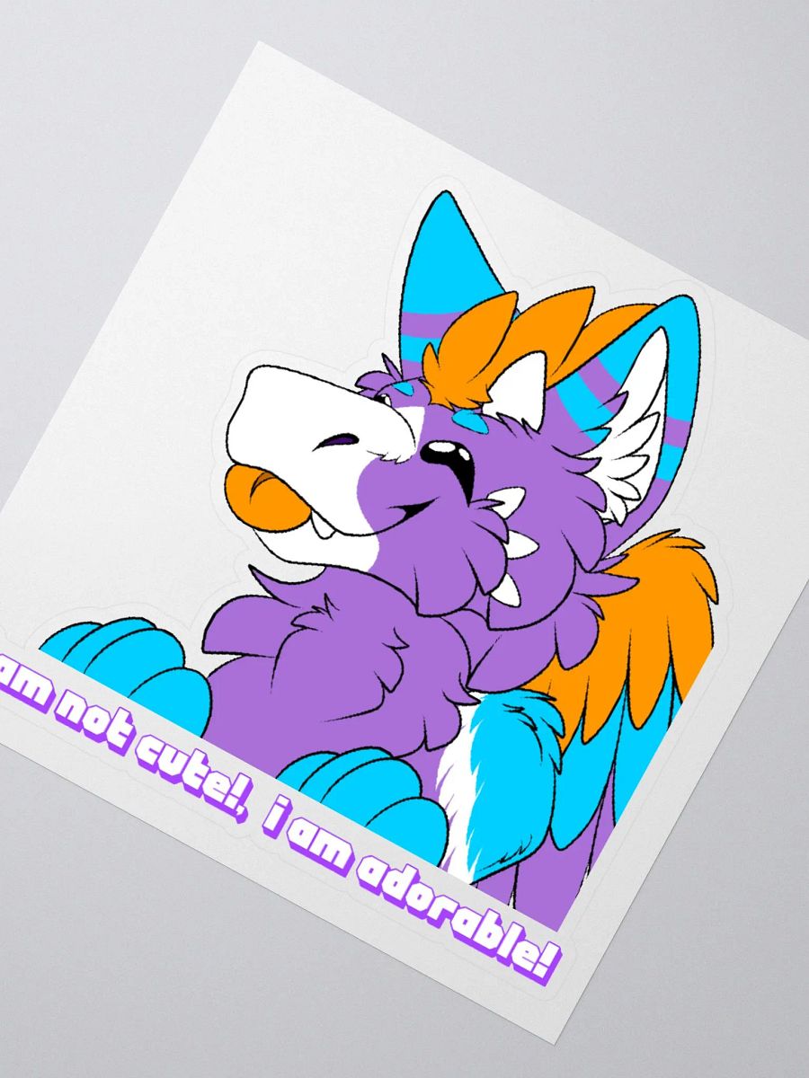 Im Not Cute Im Adorable Sticker product image (2)