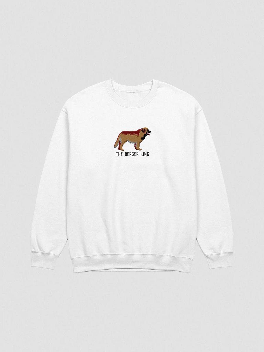 The Berger King Sweatshirt (Embroidered) of a Leonberger product image (4)