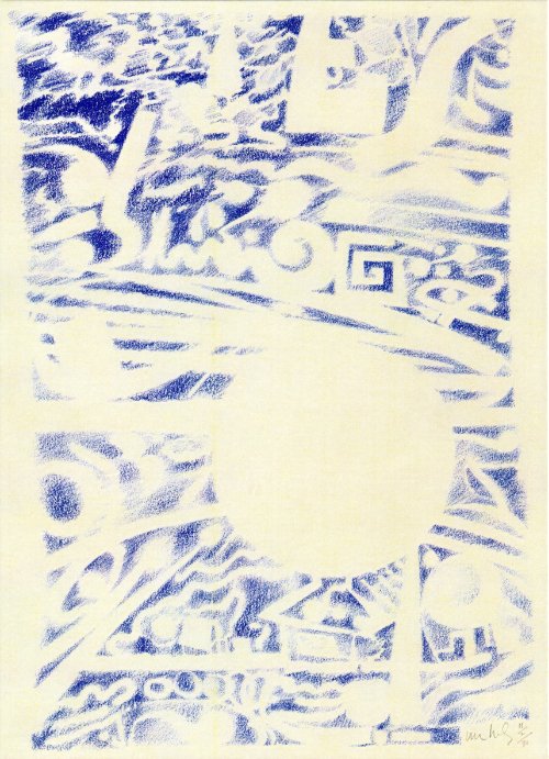 Blue Abstract 11.02.90 print product image (1)