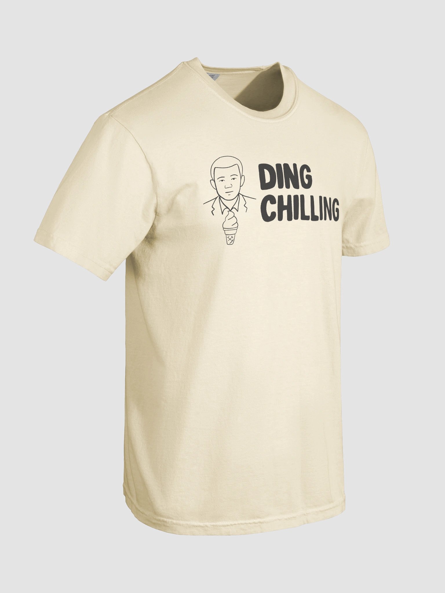Ding Chilling [4b] – Funny Chess Meme Design | Black Line Art for Light Colors | T-Shirt product image (75)