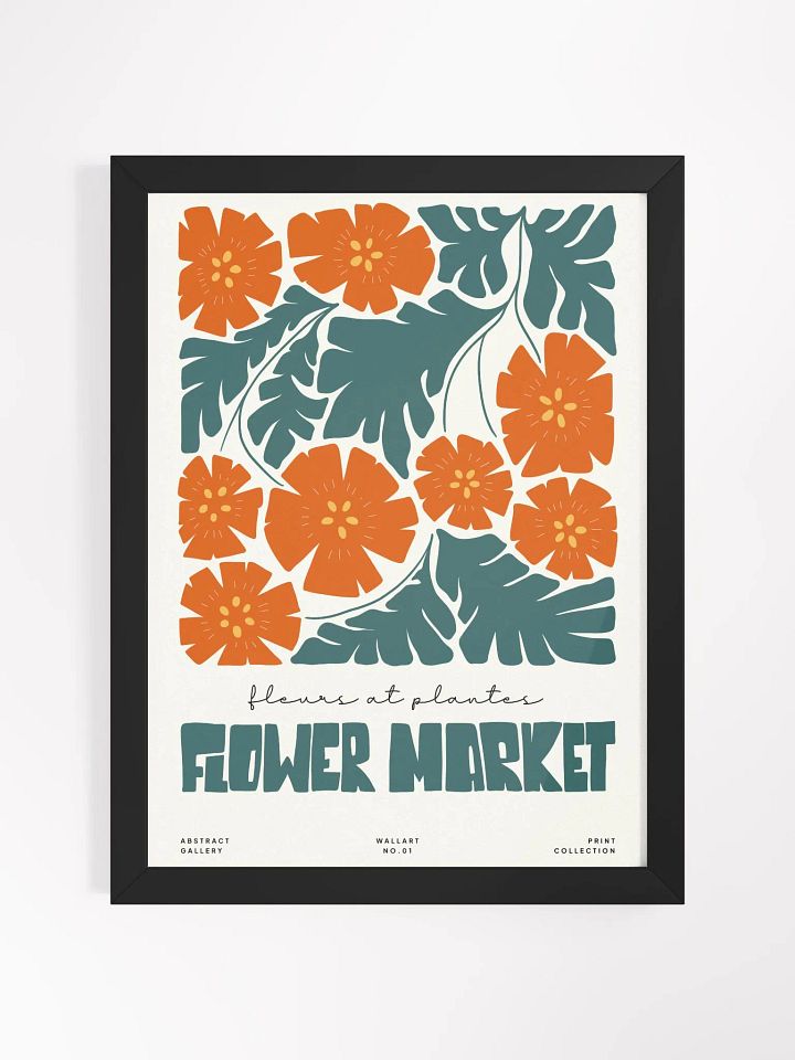 Flower Market No. 1 - Framed Poster product image (1)