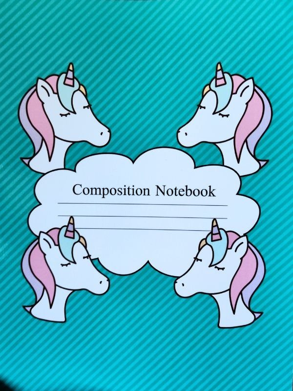 Unicorn Composition Notebook product image (1)