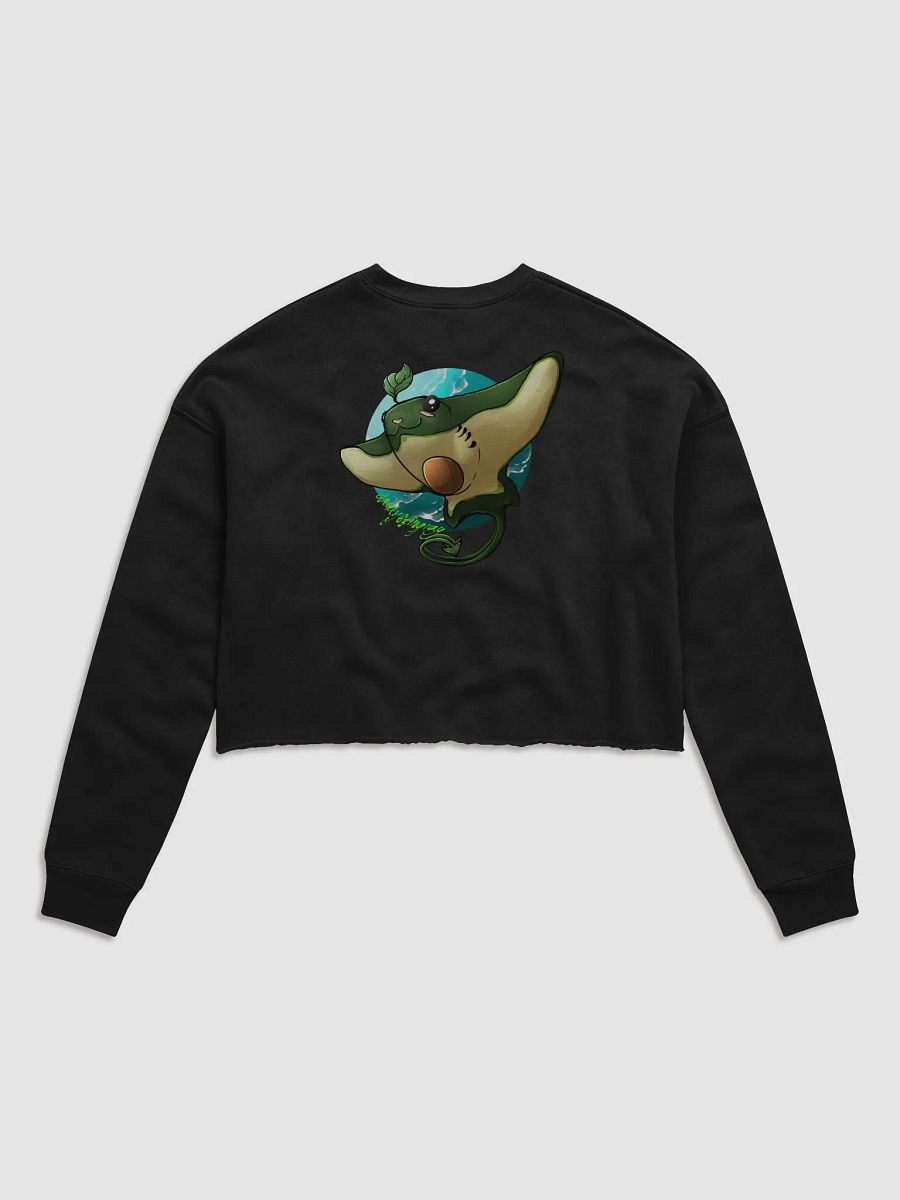 I Heart Avocado Cartoon Crop Sweatshirt product image (9)