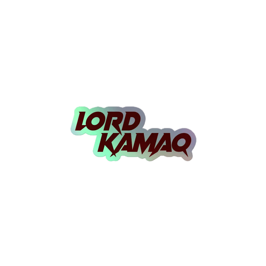 LordKamaq Holographic Sticker – Mark the World product image (1)