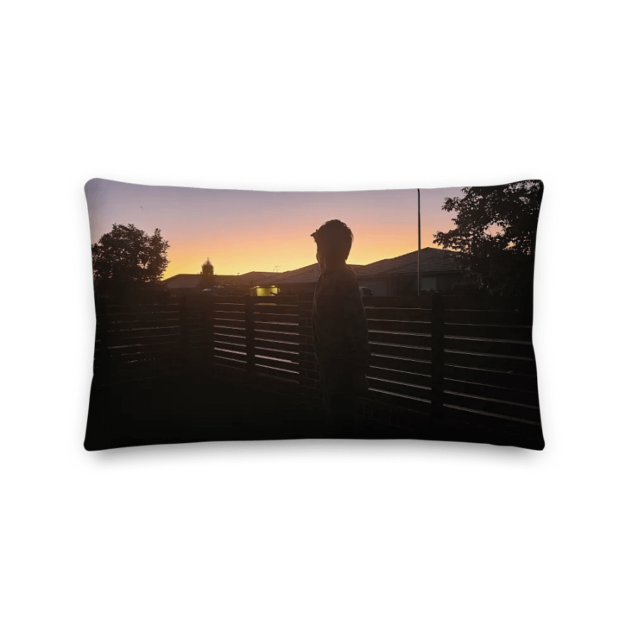 Yusuf Saleem 'Sunset' Pillow product image (1)
