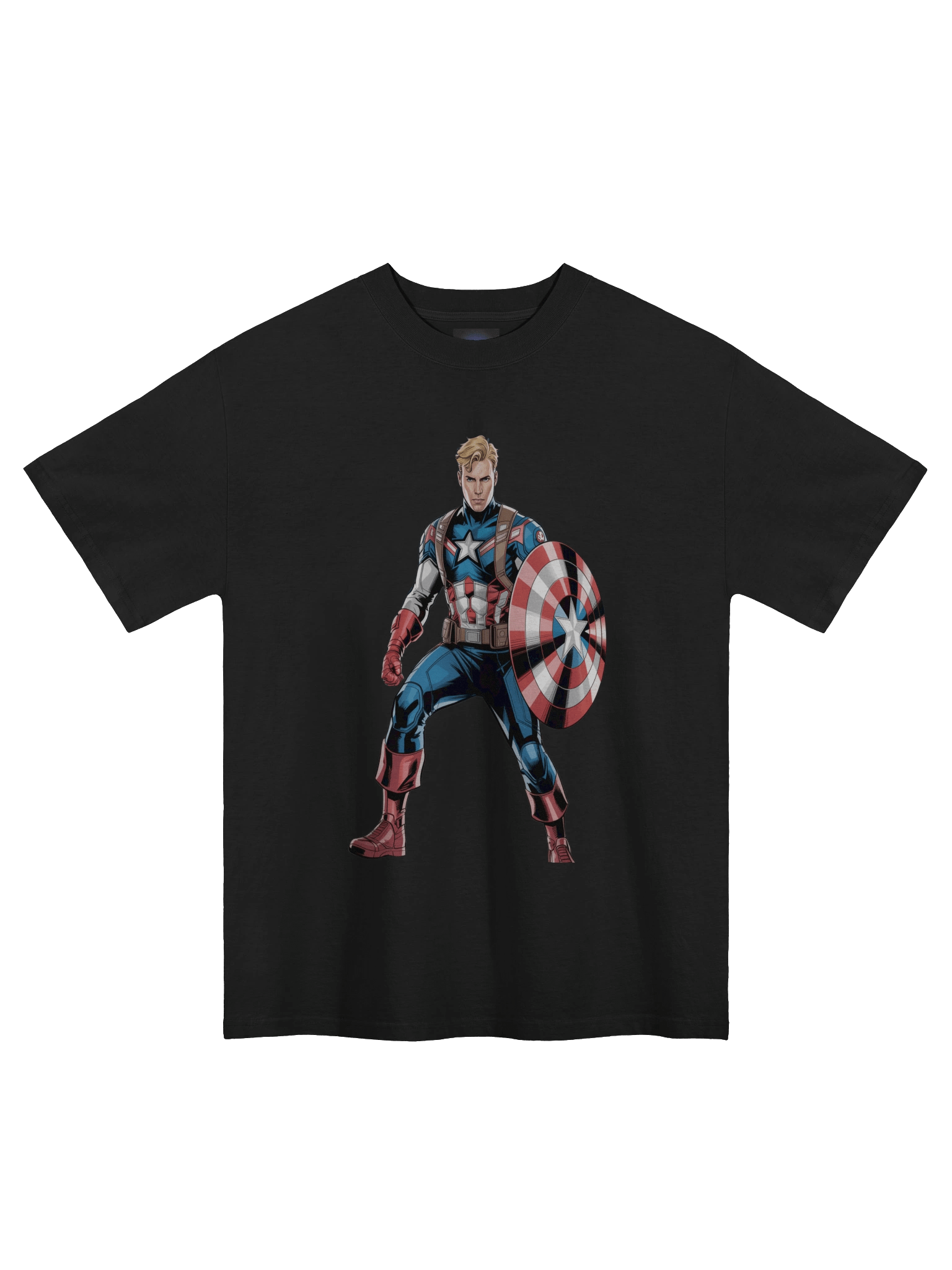 Eclipse Bastion: Captain America Faded Fortress Oversized T-Shirt product image (3)