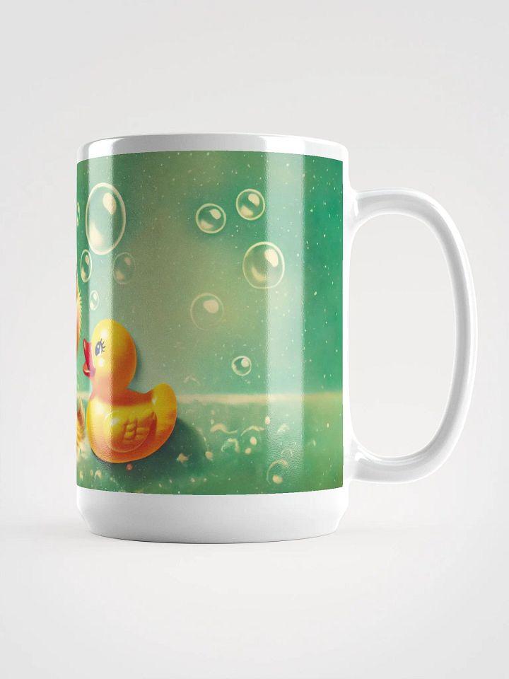 Adorable Ducky Bath 15 oz White Glossy Mug product image (2)