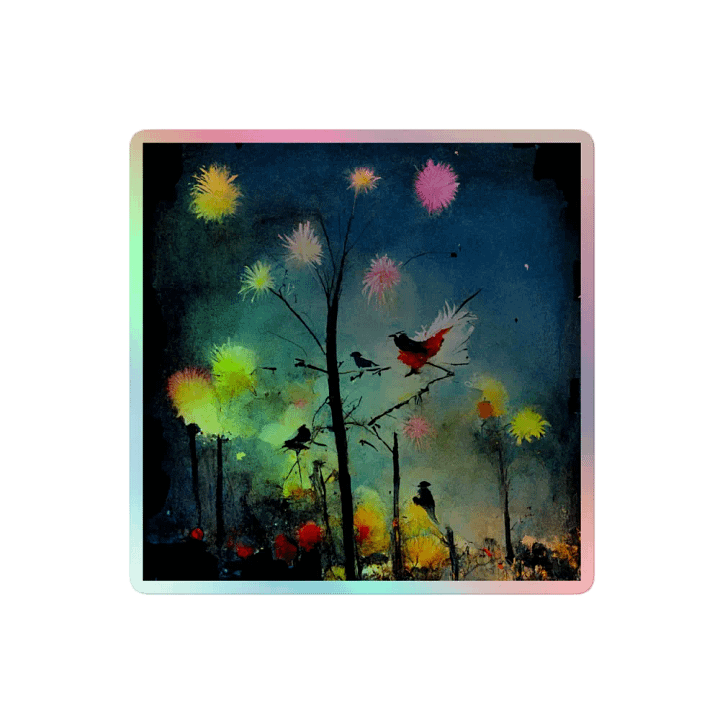 Whimsical Nature Holographic Sticker Set product image (2)