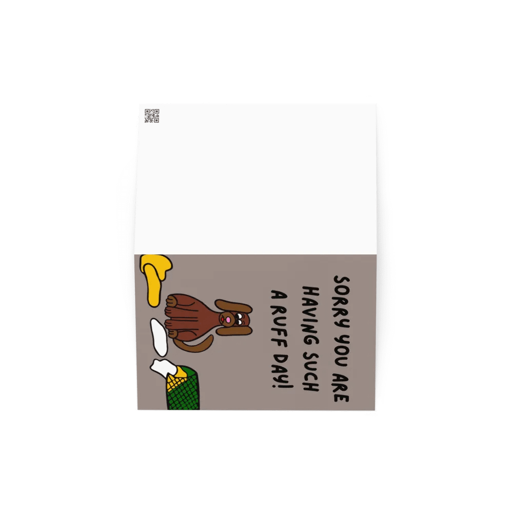 Ruff Day Get Well Greeting Card for Dog Lovers product image (3)