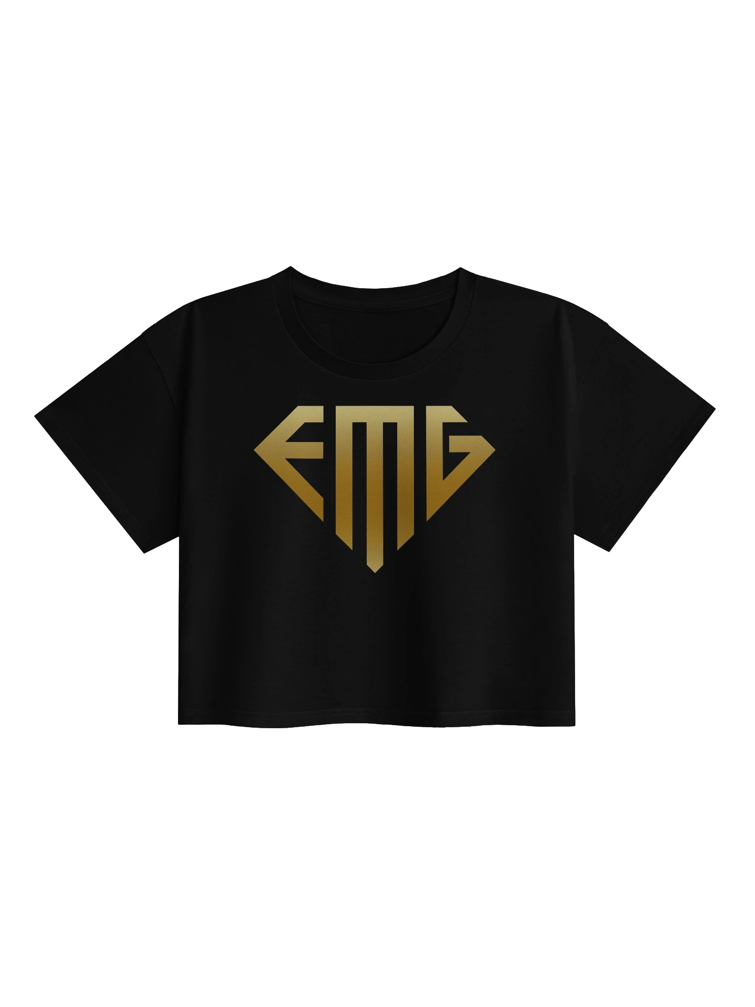 Metallic Gold Logo Women's Crop Top product image (1)