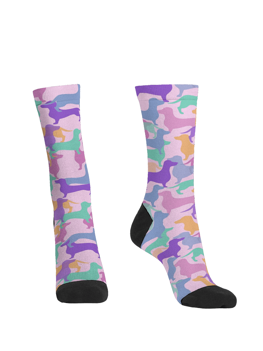 Hughie Pastel Camo Crew Socks! product image (2)