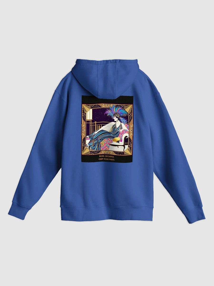 Relax. Recharge. Own your Peace - 1920s Colorful Back Graphic - Hoodie product image (10)