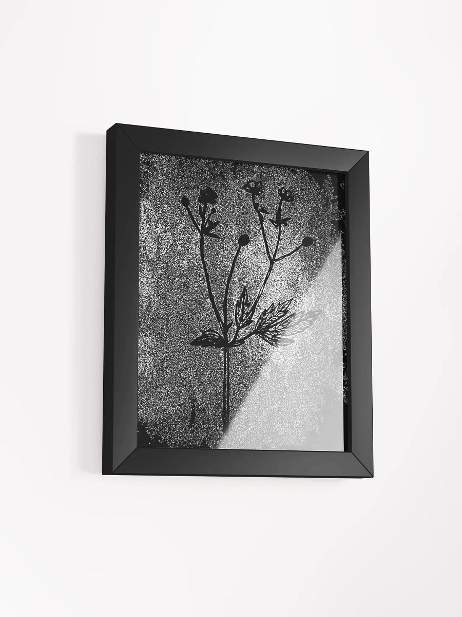 Botanical Serenity Framed Poster - Wild Flowers Dark Stylish product image (5)