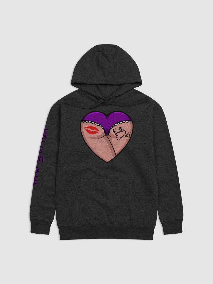 PURPLE HEART BUTT HOODIE product image (1)