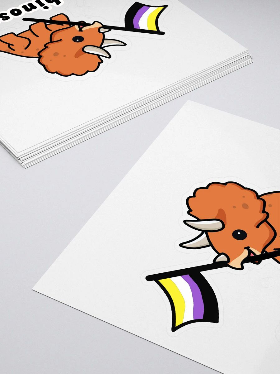 Nonbinosaur Sticker product image (4)
