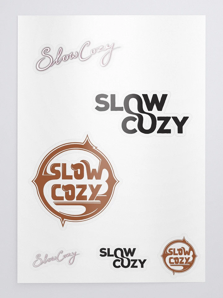 Slow Cozy Sticker Sheet product image (1)