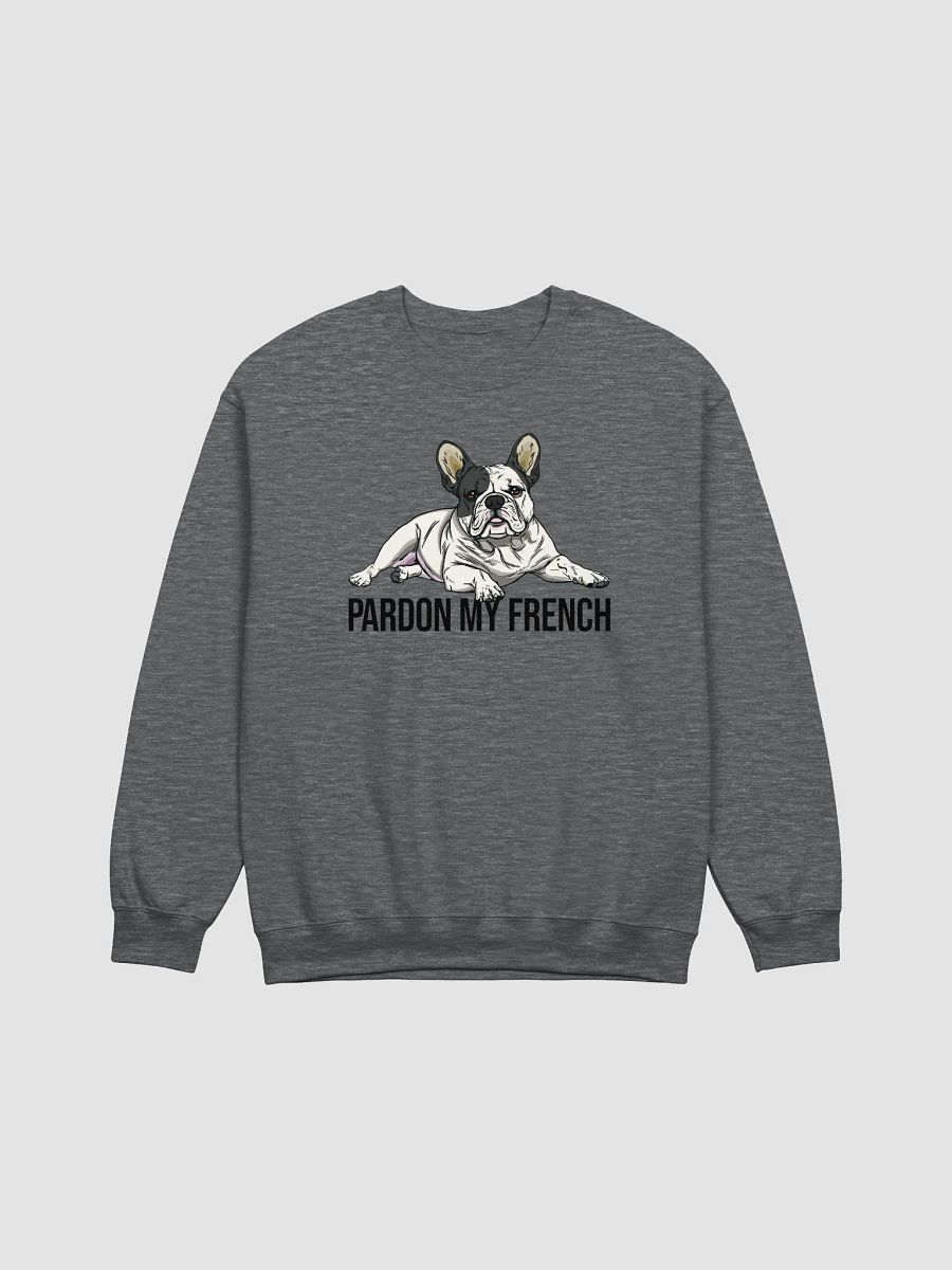 Pardon My French Sweatshirt of a French Bulldog(Pied) | Funny Shirt for Frenchie Owners product image (3)