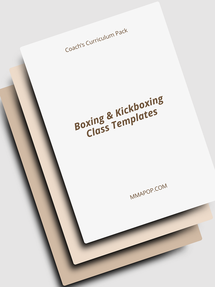 Coach’s Curriculum Pack – 10 Boxing & Kickboxing Class Templates product image (1)