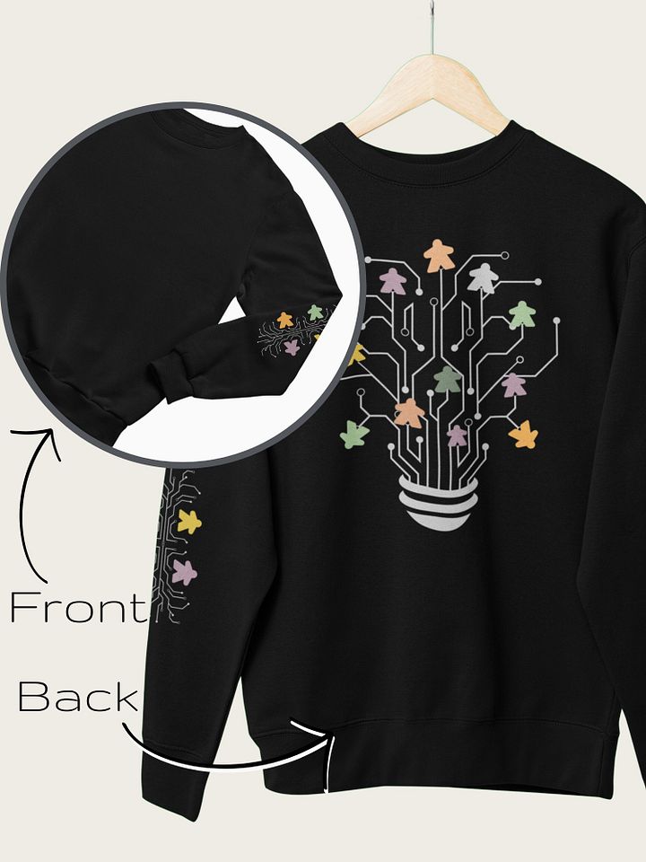 Meeple Flowerpot Sweatshirt for Board Gamers product image (2)