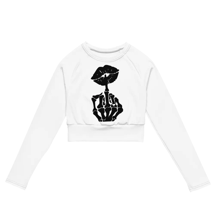 Whispering Bones Recycled Crop Top product image (2)