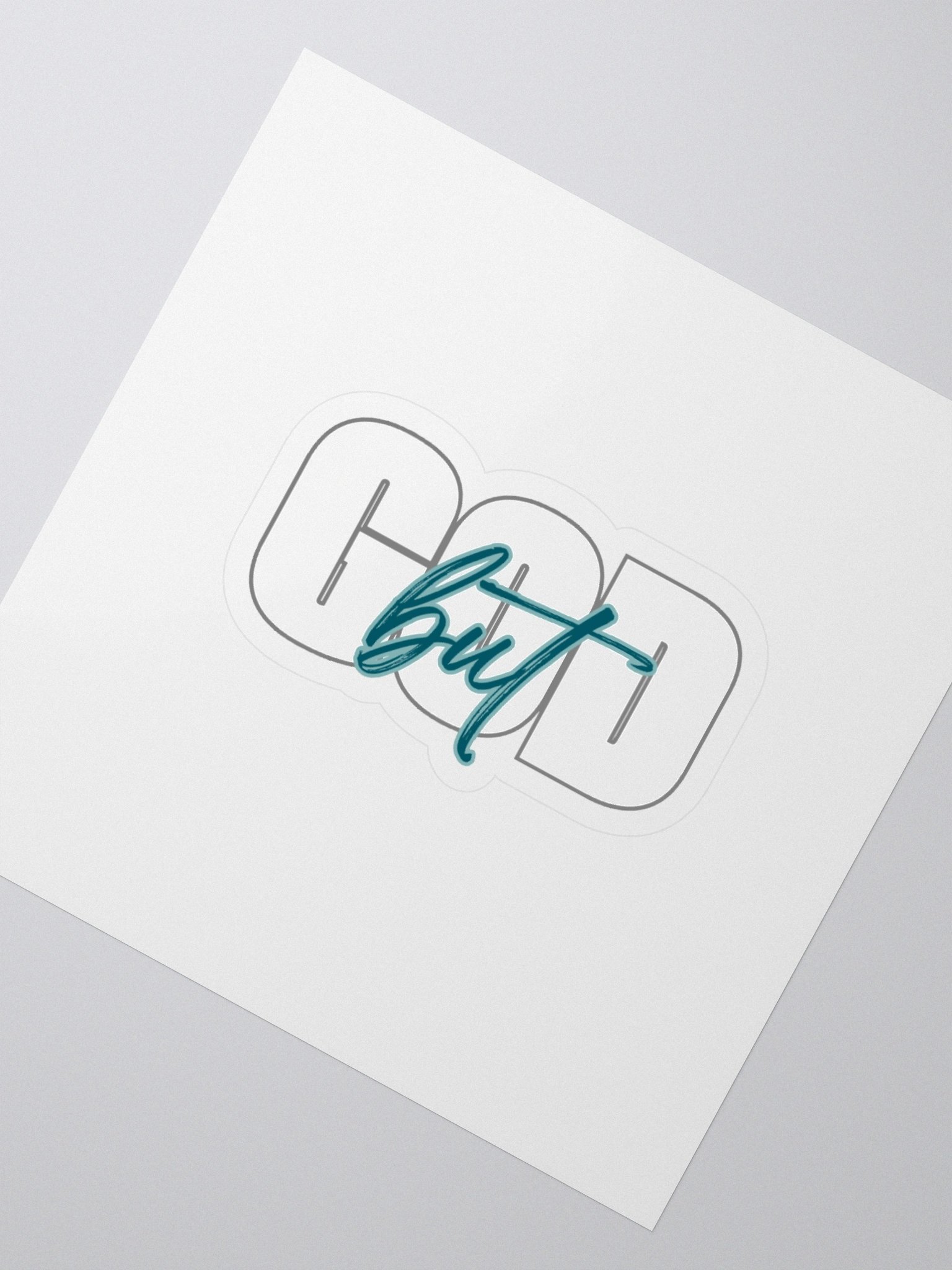 but GOD Sticker product image (2)