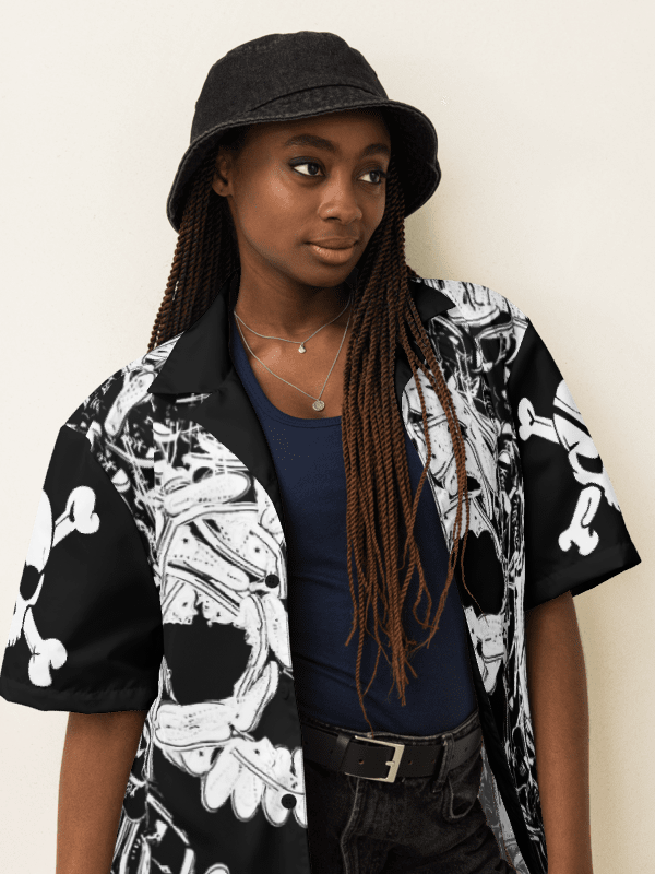 Skull Chaos | Hawaiian Shirt product image (8)