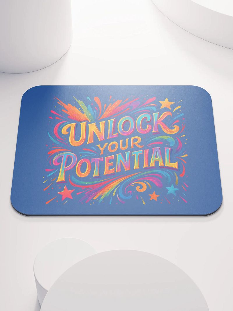 Unlock Your Potential Mouse Pad – Bold Office Inspiration