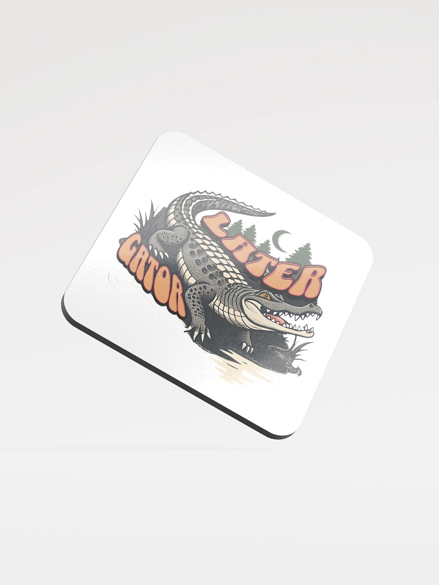 Later Gator Retro Cork Coaster product image (2)