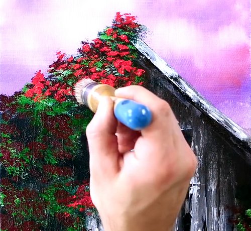 Step by Step Painting Barn & Red Roses | Oval Brush Art | Palette Knife Techniques

Discover the charm of rustic beauty with ...