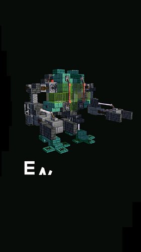 The Auroch mech. I named it the Auroch cause it reminded me of a bull, I do not know why... Anyway here's another rideable ro...