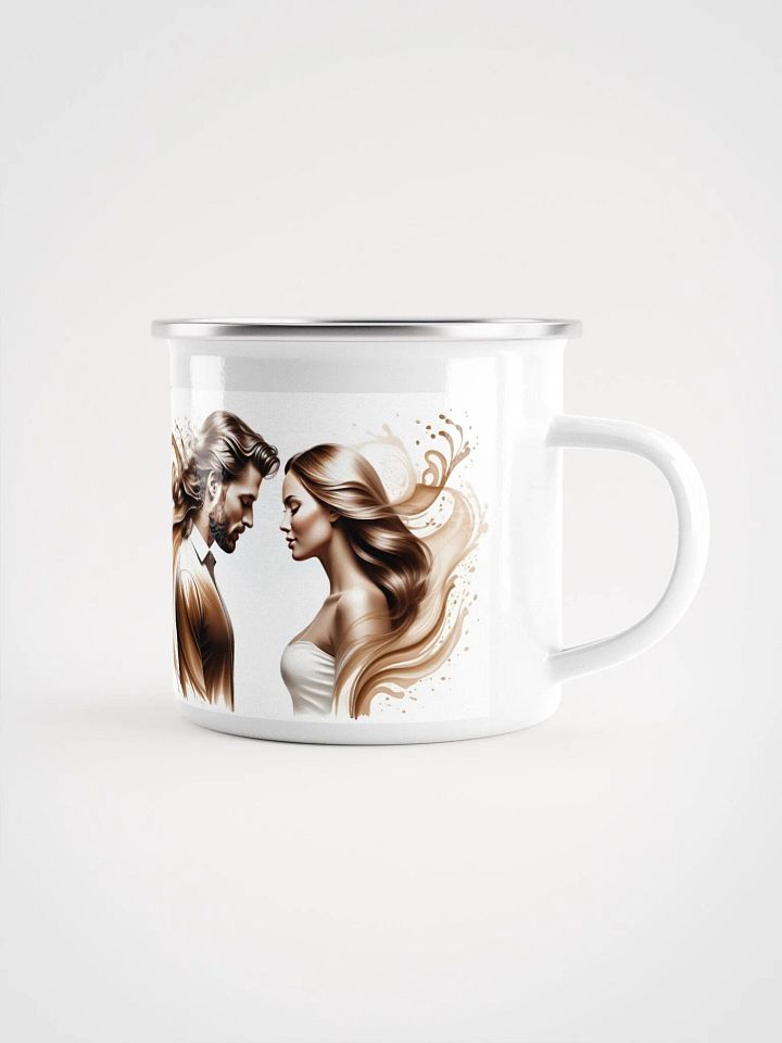 Ethereal Embrace Enamel Mug product image (1)
