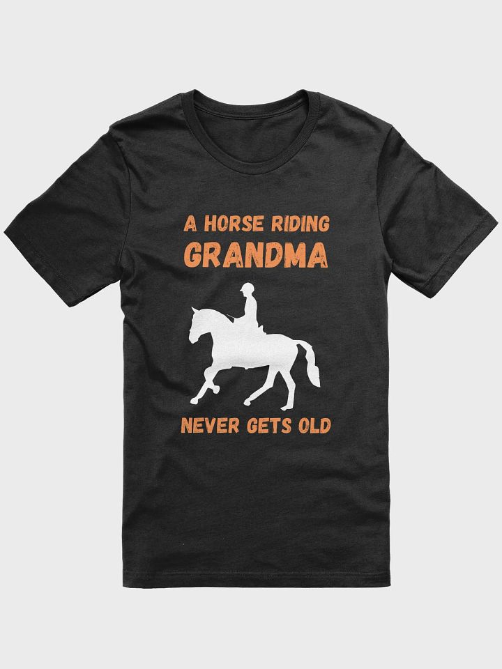A Horse Riding Grandma - Unisex T-shirt Bella Canvas 3001 product image (3)
