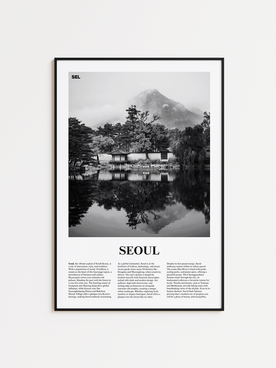 Seoul 03 Newspaper Poster product image (1)