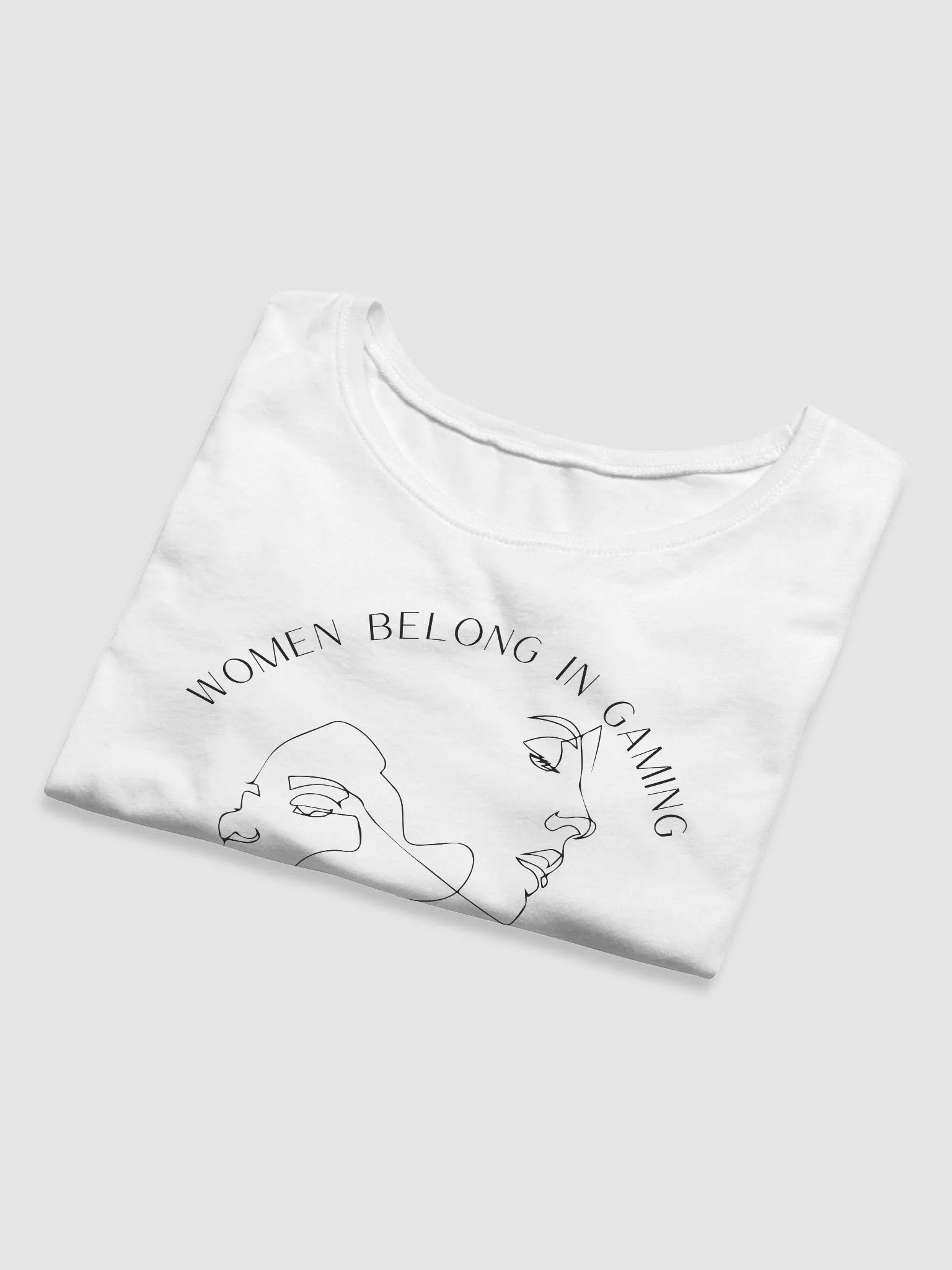 Women Belong In Gaming Cropped Tee product image (5)