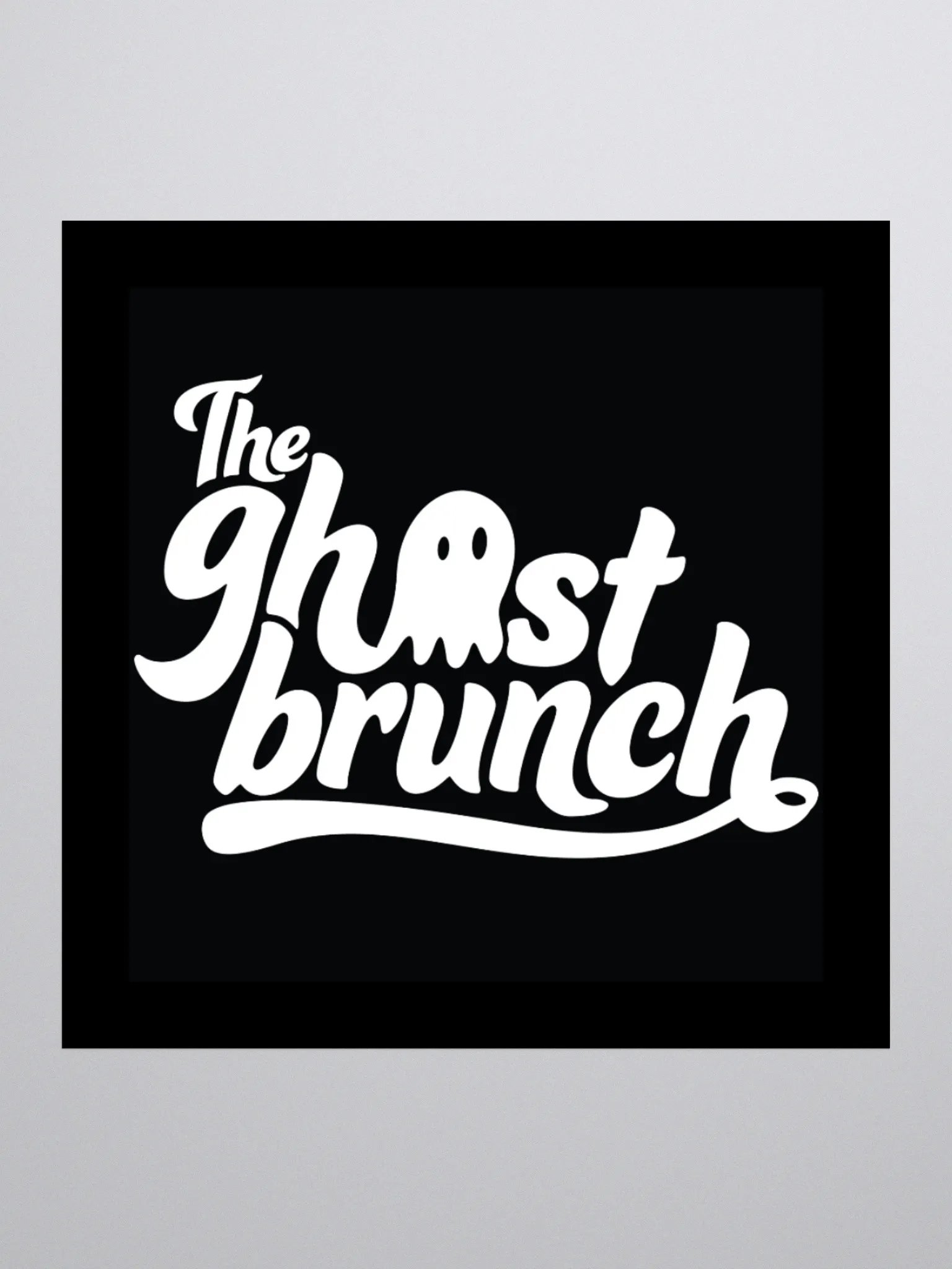 The Ghost Brunch 3"x3" sticker product image (1)