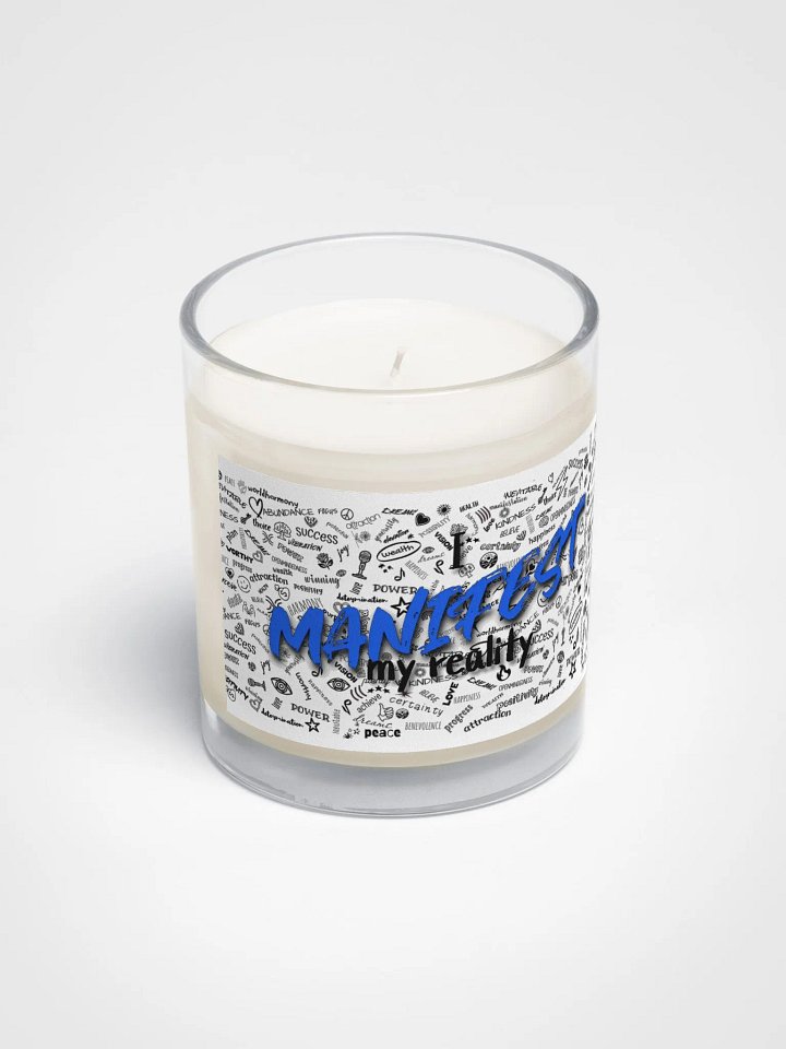 Manifestation Candle, Soy wax, Blue product image (2)