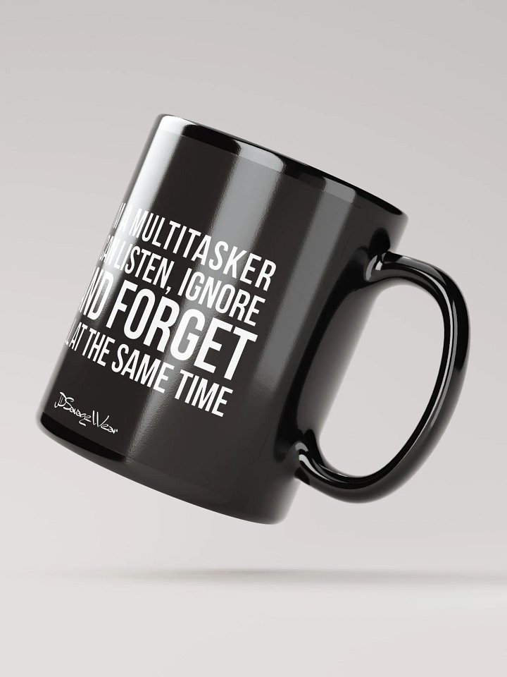 Multitasker Black Glossy Mug product image (3)