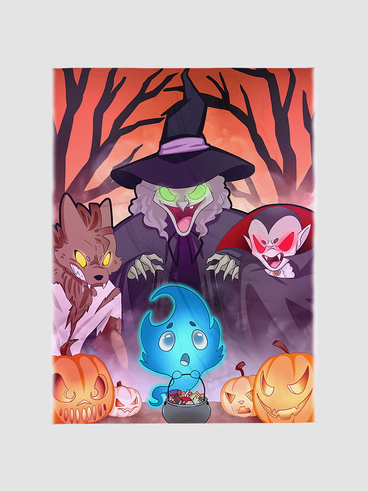 Haunted Nimbus Throw Blanket product image (1)