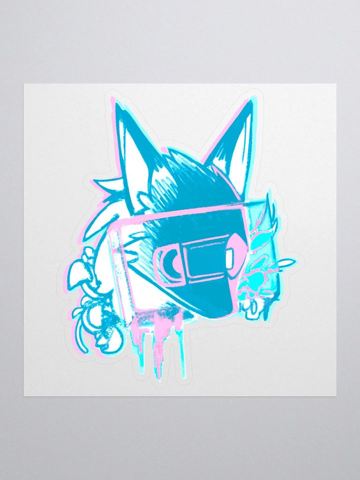 Trans VHS Vulpes Sticker product image (1)