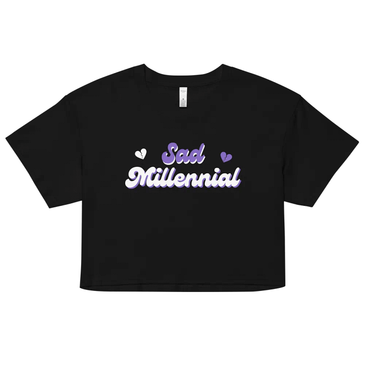 Sad Millennial Crop Top product image (2)