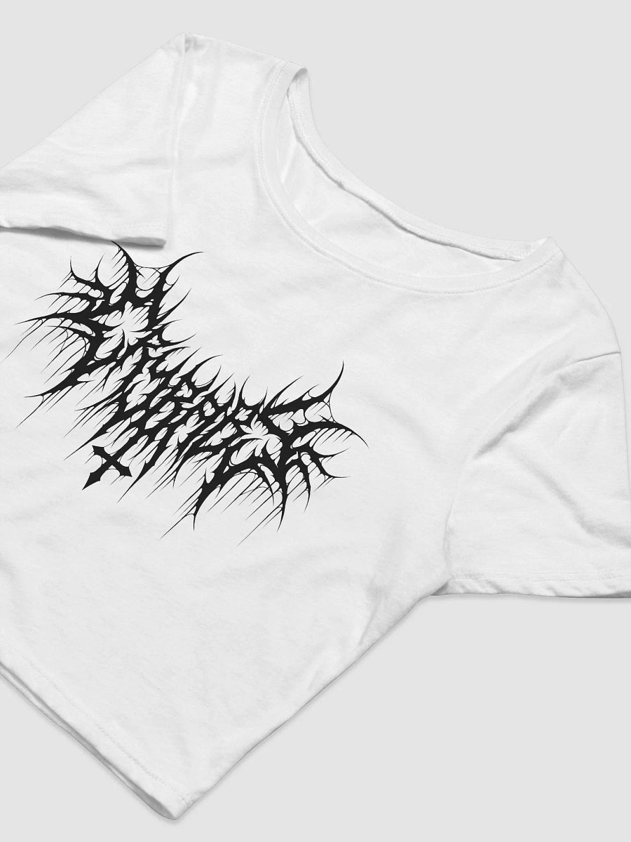 Metal Crop Top - Black product image (3)