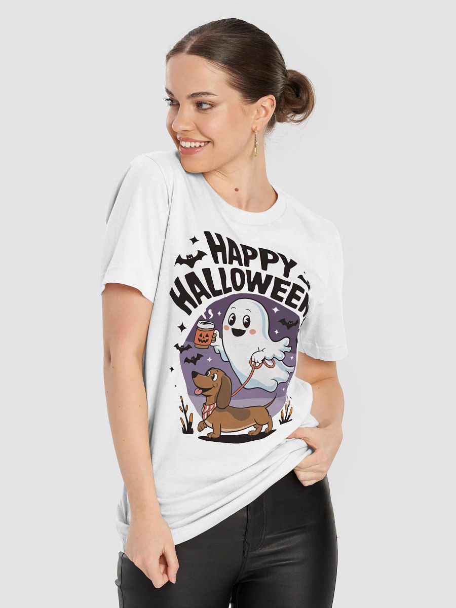 Happy Halloweenie Dachshund T-Shirt product image (51)