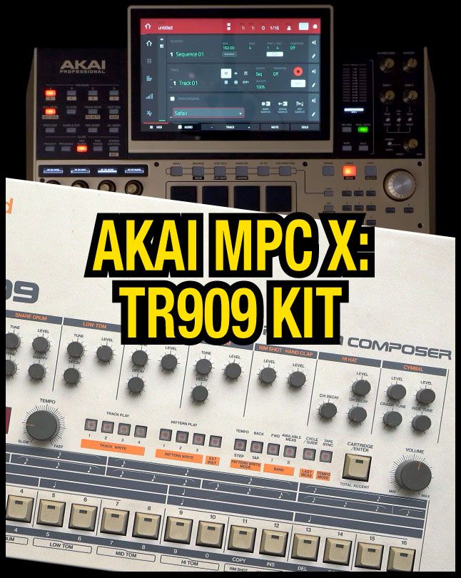 Akai MPC X: TR909 Kit product image (1)