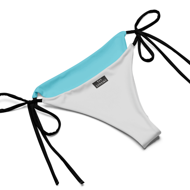 Low Rise Cheeky String Bikini Bottoms, Light Green product image (3)